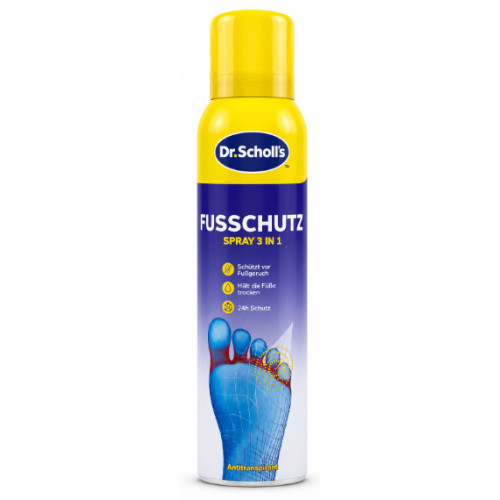 Спрей-антиперспірант для ніг Dr. Scholl's Fußschutz Spray 3 in 1, 150 мл